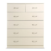 Sarantino Tallboy Dresser 6 Chest Of Drawers Cabinet 85 X 39.5 X 105 - White